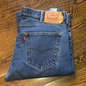 LEVIS 501 Mens Regular Straight Leg Jeans 40x30